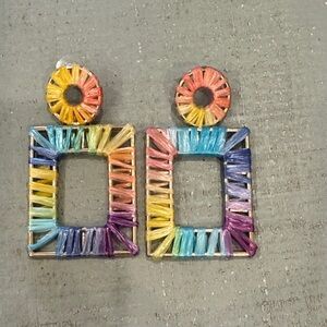 Colorful Geometric Earrings